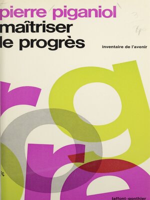 cover image of Maîtriser le progrès